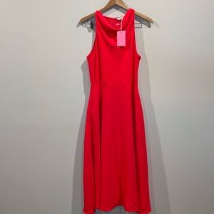 amanda uprichard pink halter midi dress